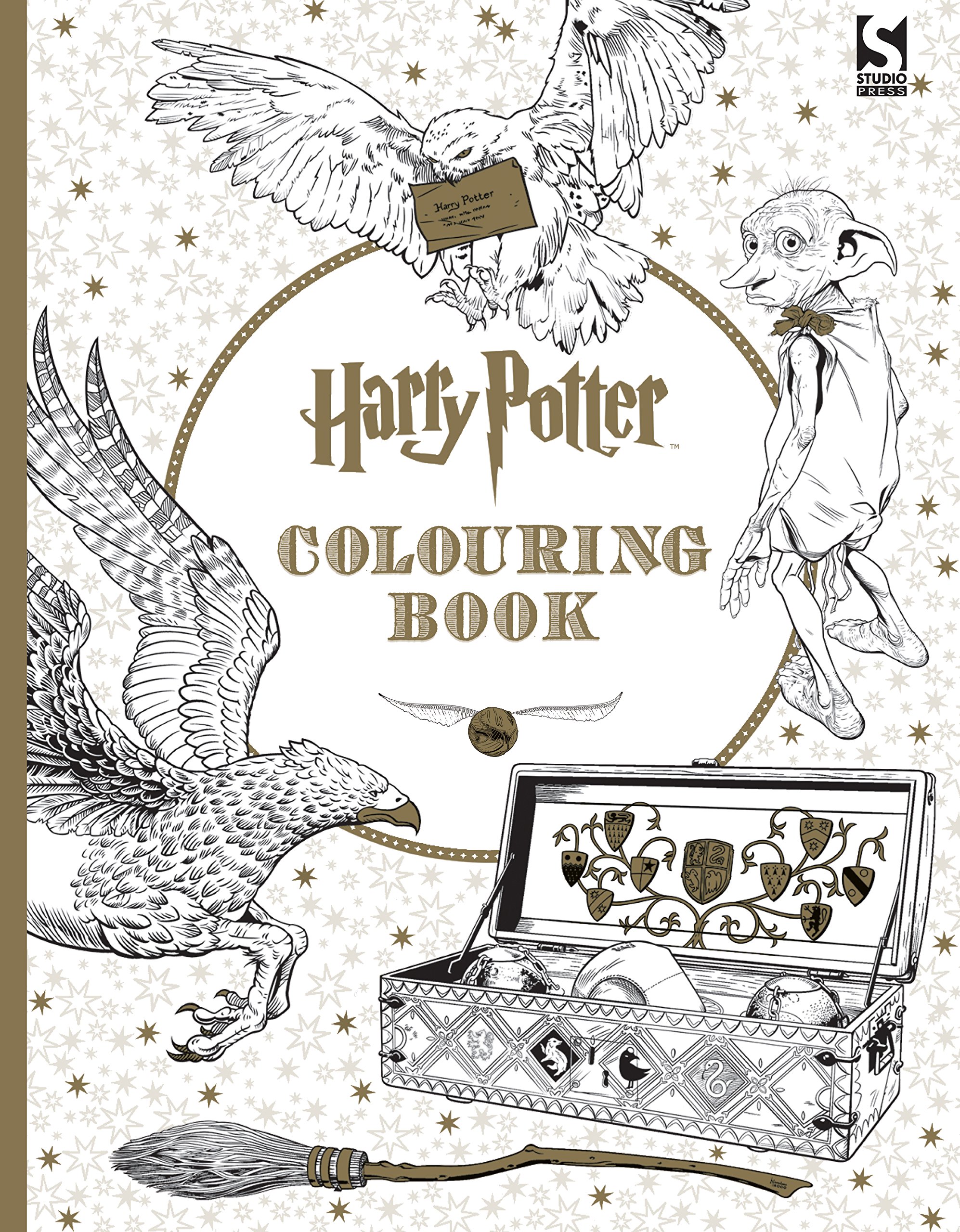 Ausmalbuch für Erwachsene Harry Potter