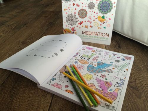 Malbuch für Erwachsene Meditation