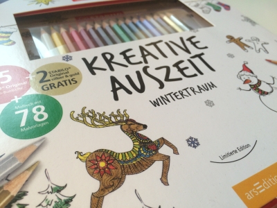 Kreative Auszeit Wintertraum - Stabilo arsEdition - Malbuch für Erwachsene Cover